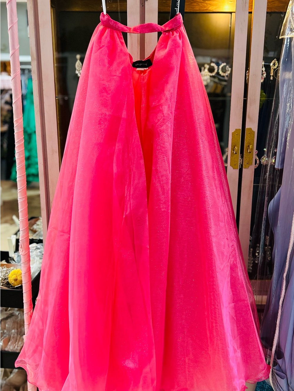 Ava Presley Hot Pink Overskirt